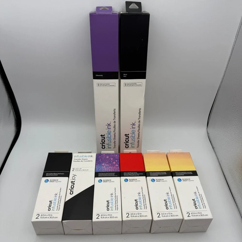 Cricut Infusible Ink Transfer Sheets Mixed Bundle 8pk Multicolor Heat Activated